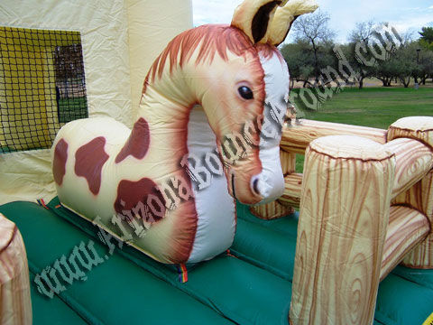 Cowboy Western Themed Bounce House Phoenix