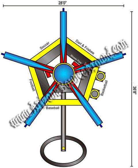 Inflatable Sports Game rental Phoenix AZ, Arizona Sports Games for rent