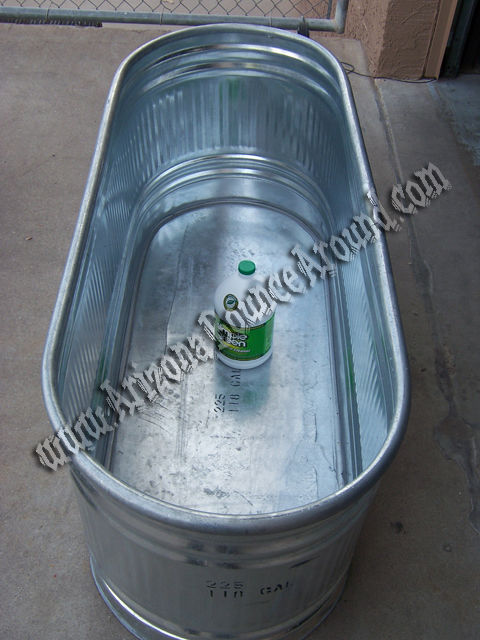Galvanized Ice Chest Rental Phoenix Scottsdale Arizona, AZ