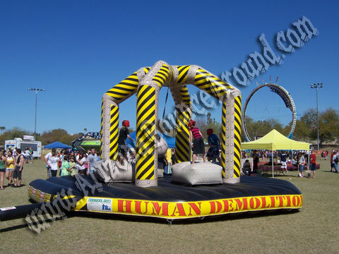Human Wrecking Ball Game Rental Phoenix - Rent Human Demolition Arizona