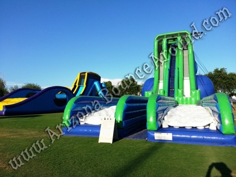 Giant water slides for festivals and events