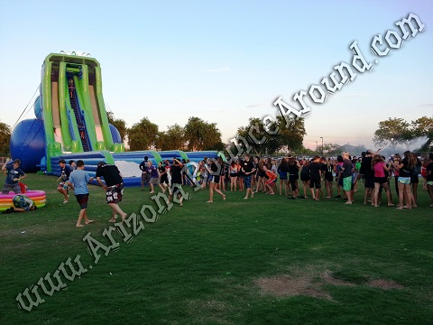 Giant water slides for festivals and events