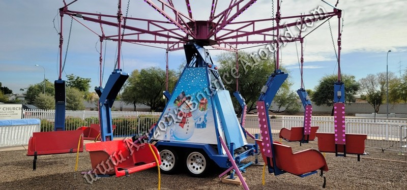 Christmas Themed Carnival Ride Rental Phoenix Arizona