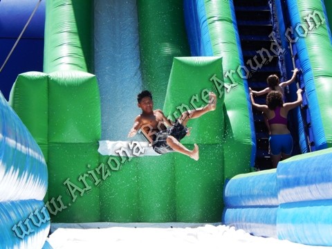 Giant water slides for festivals and events