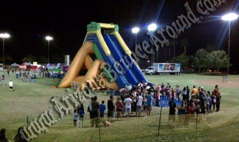 Worlds tallest inflatable water slide rental in Arizona California