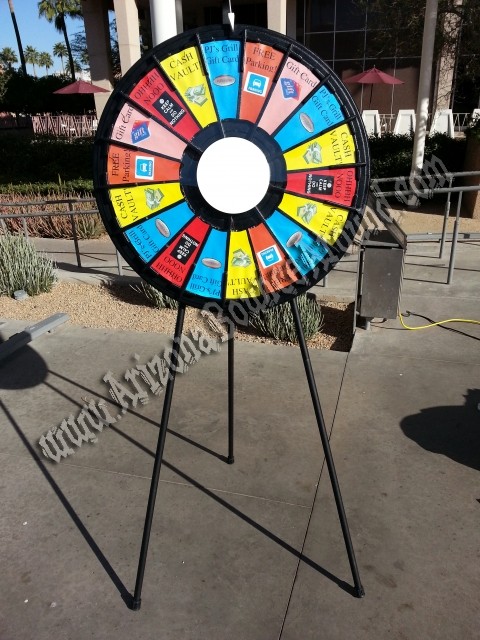 Prize Wheels for rent in Phoenix or Scottsdale, Rent a prize wheel AZ  