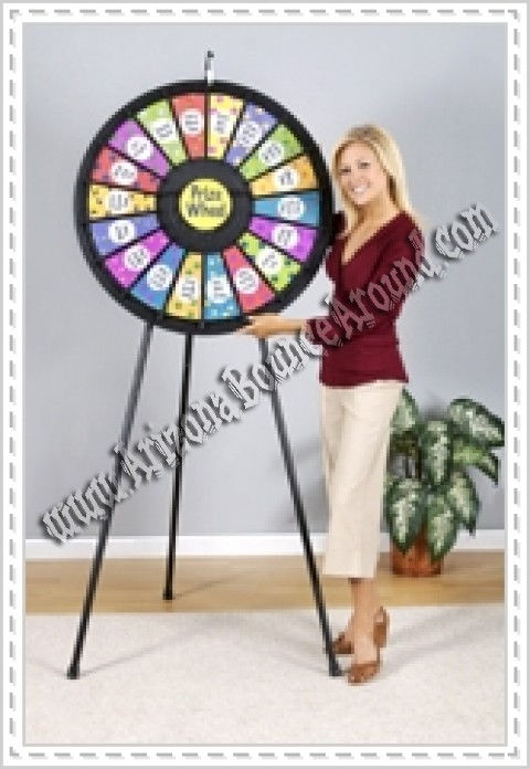Prize Wheels for rent in Phoenix or Scottsdale, Rent a prize wheel AZ  