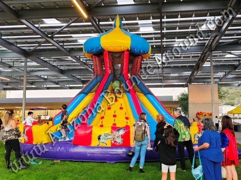 Carnival themed inflatable slide rental Phoenix Arizona