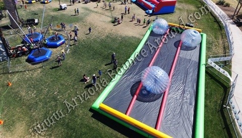 3 lane zorb ball track rental Phoenix