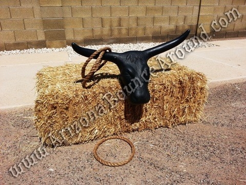 Western Bull Horn Ring Toss Game Rental - Phoenix Arizona