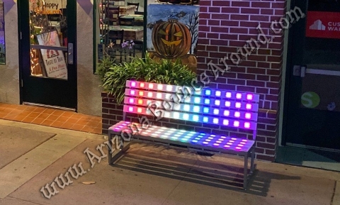 LED Park Benchs for rent in Phoenix Arizona.JPG