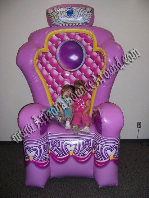 Princess Throne rental phoenix, Scottsdale az, Giant Princess Chair rental az