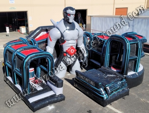 Robot Themed Inflatable Obstacle Course Rental Phoenix AZ